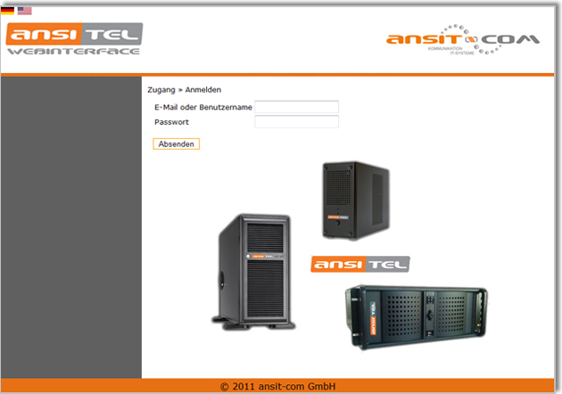 ansitel-Webinterface 2.0