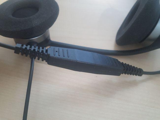 Headset mit QD-Kabel