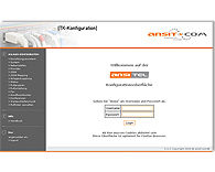 ansitel-Webinterface