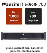 Enterprise IP-Telefonanlage für 700 Benutzer