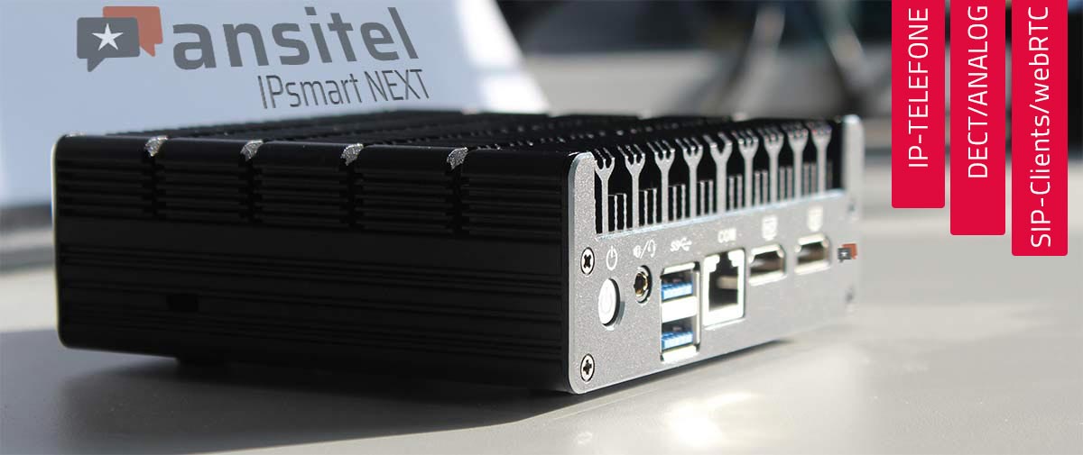 platzsparende Telefonanlage mit freier Wahl der Endgeräte
