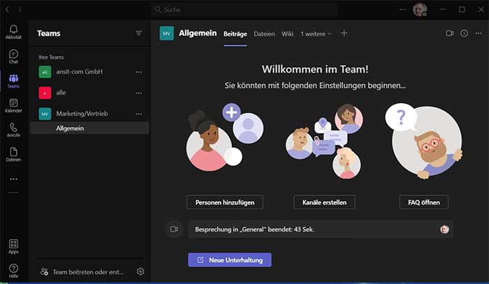 Microsoft Teams Integration