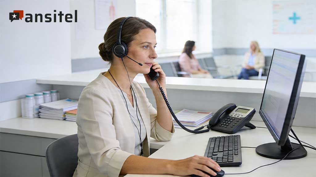 Moderne IP-Telefonanlage für Arztpraxen