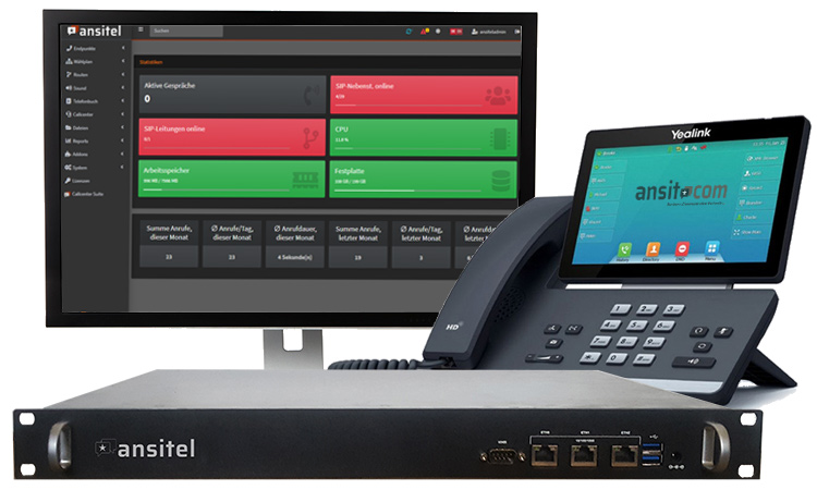 Telefonanlage mit Webinterface