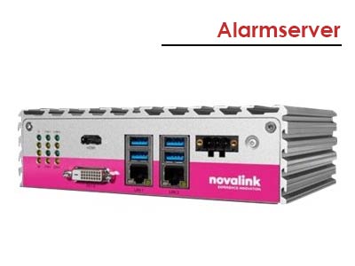 Alarmserver und Telefonanlage