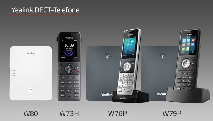 DECT Telefone von Yealink