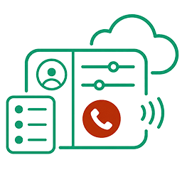 Icon für einfache und moderne Bedienung