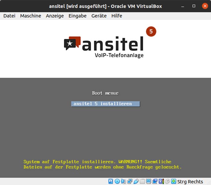 ansitel Splashscreen - Installation